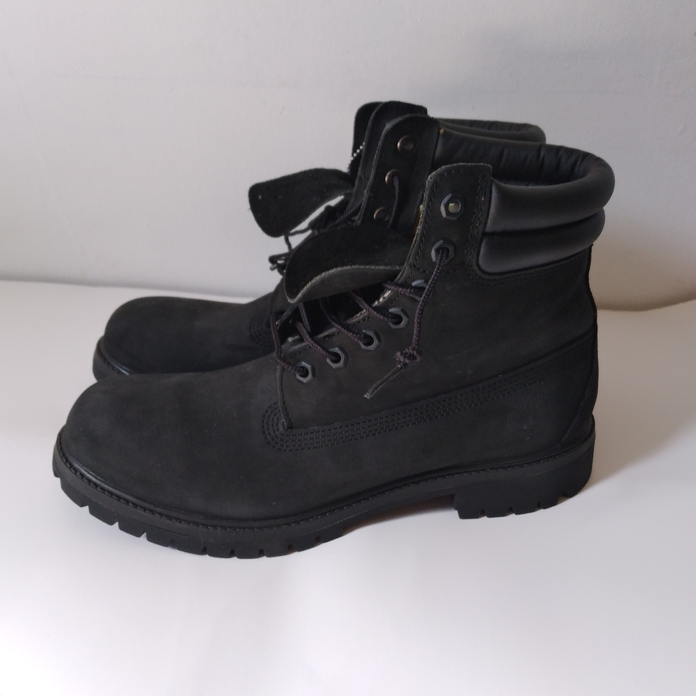 Timberland black boots Mens size 10 M